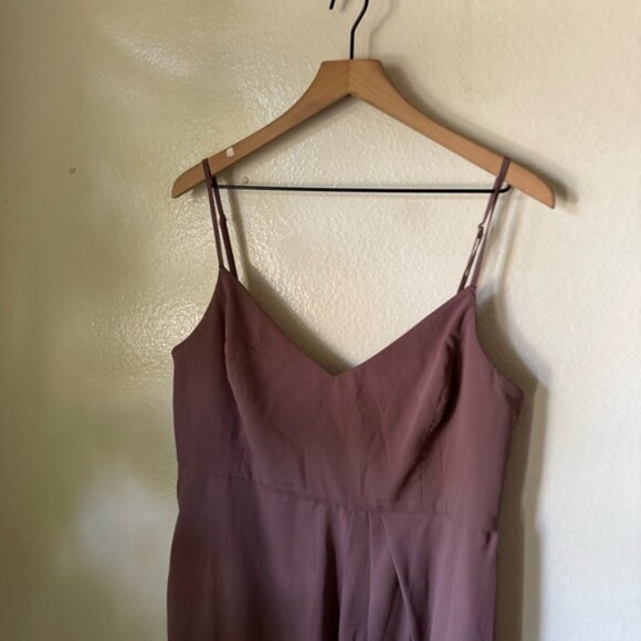 Lulus | Reinette Mauve Purple Midi Dress - Picture 3 of 7